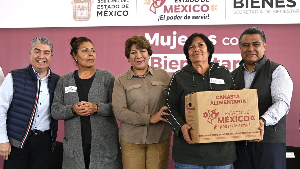 Mujeres con Bienestar. | El programa del Estado de México, Mujeres con Bienestar, adelantará el pago del apoyo por la veda electoral.(X @delfinagomeza)