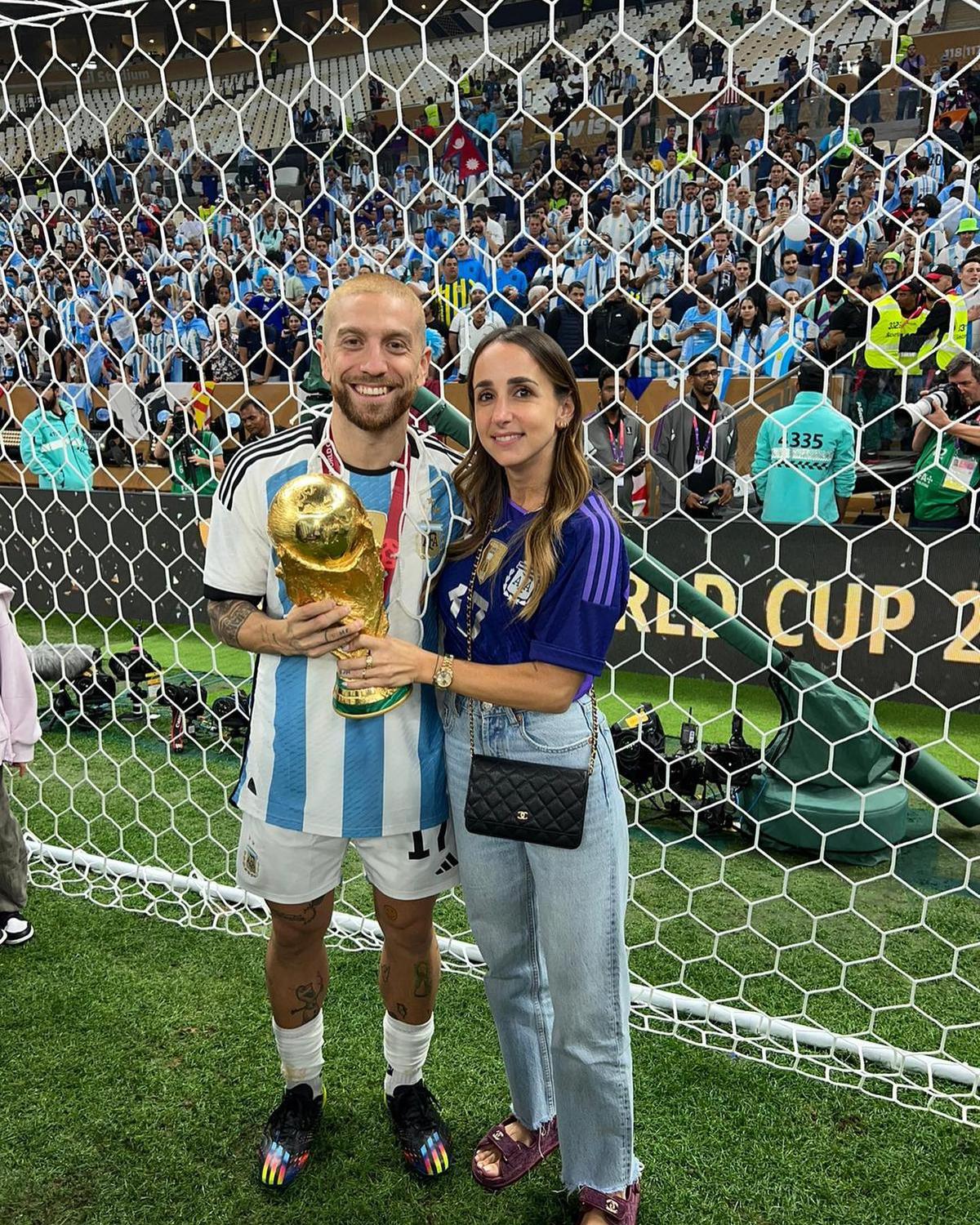  | Alejandro Papu Gómez y su esposa. Fuente: Instagram @papugomez_official