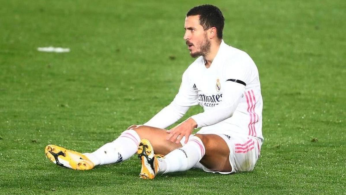 Eden Hazard estuvo siempre lesionado en el Real Madrid. | Foto: Reuters