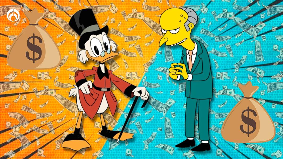  | Mc Pato y el señor Burns se pelean el puesto por el personaje más rico.