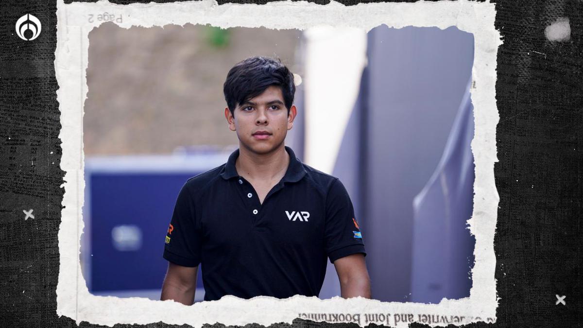 Rafa Villagómez | El mexicano corre en la Fórmula 2. | fuente: X @rafavillagomez_