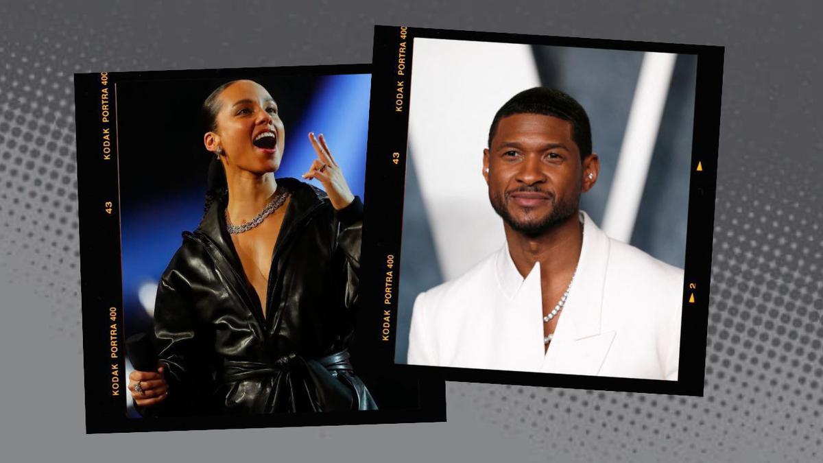 Alicia Keys es la invitada de Usher en el medio tiempo. | Usher será el show principal del medio tiempo del Super Bowl LVIII | Foto: Reuters