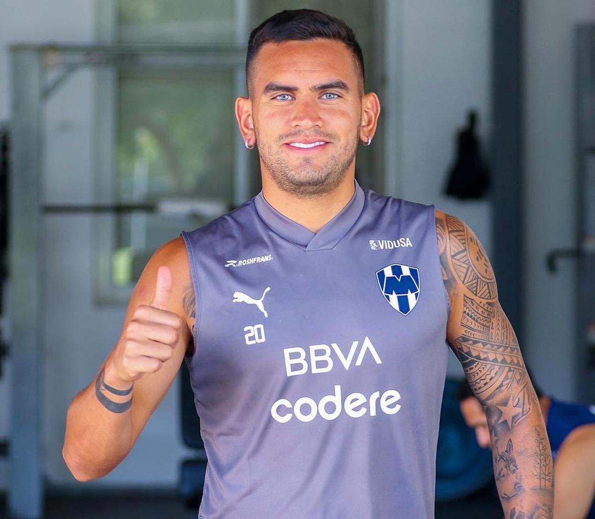 Sebastian Vega | El jugador de Monterrey es uno de los mejores jugadores en su posición en la Liga MX. Fuente: Instagram @sebavegas6