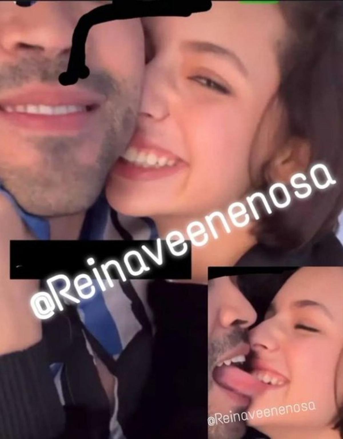  | IG: @Reinaveenenosa | Las fotos de la pareja se filtraron en redes.