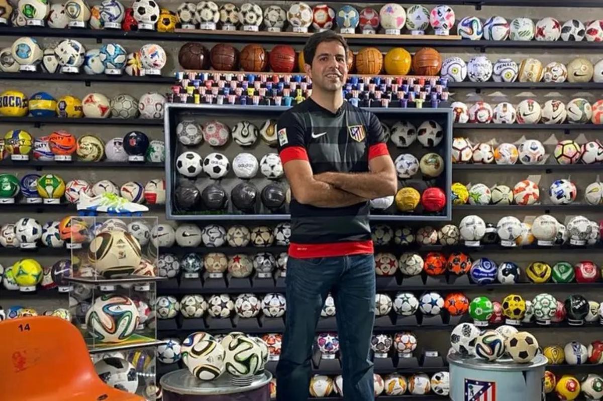 Rodrigo Romero Saldívar | Llegó al Récord Guinness por su colección de balones de futbol.