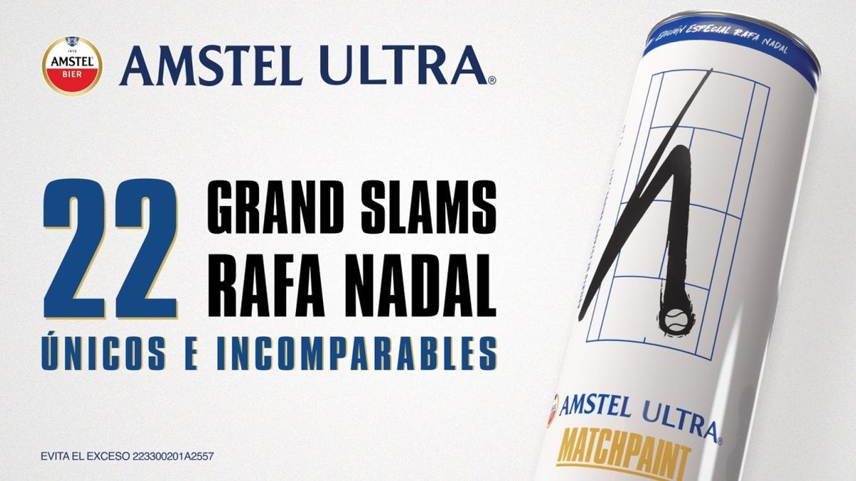 Habrá en total 26 latas conmemorativas para homenajear los triunfos de Rafa Nadal. | Foto: Especial