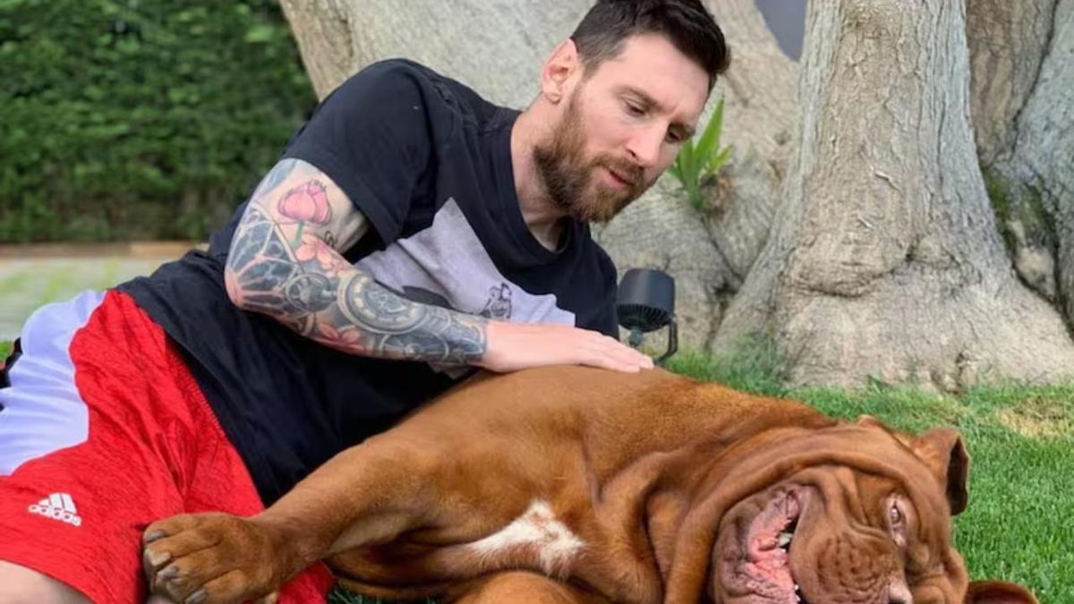 Lionel Messi | El argentino no se llevó su perro preferido a Miami. Crédito: instagram @leomessi.