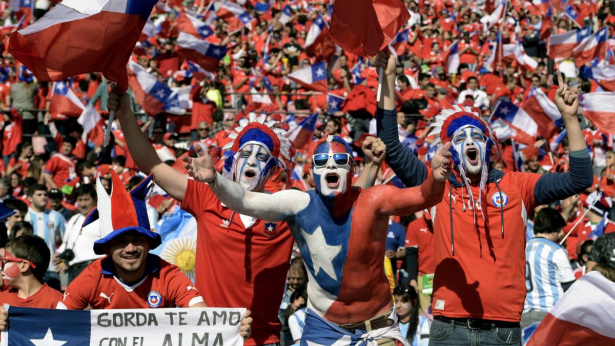 Hinchas chilenos en la Copa América 2015 | La afición de Chile durante un partido de la Copa América 2015 (Conmebol)