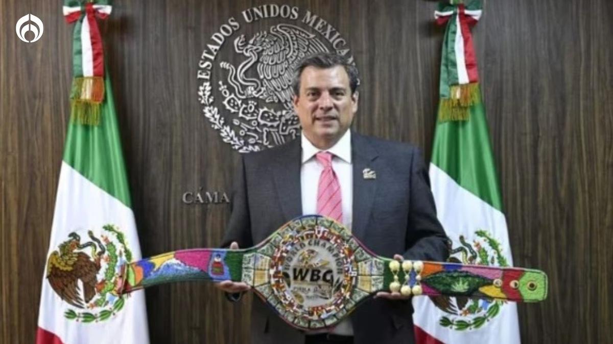  | Mauricio Suleimán dice que la fajilla es un regalo de México del Consejo Mundial de Boxeo para el mundo