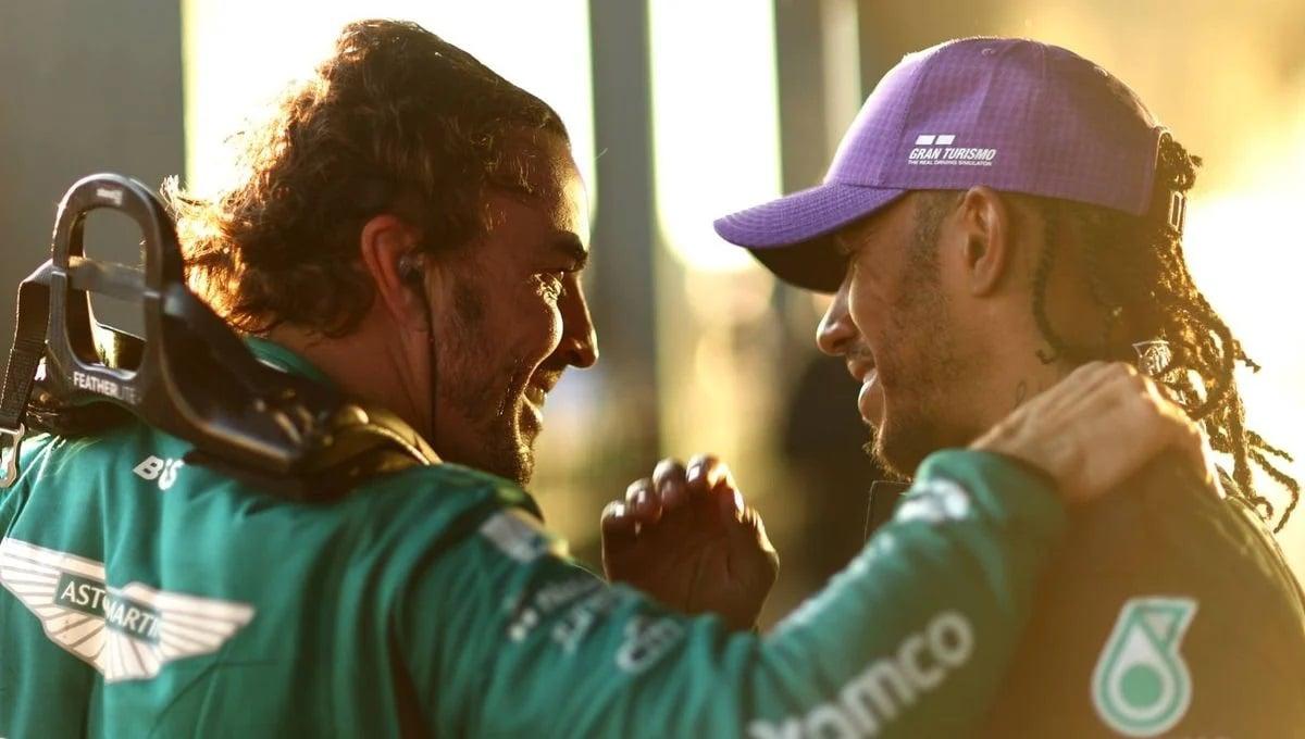  | Alonso y Hamilton ya dejaron atrás su rivalidad.