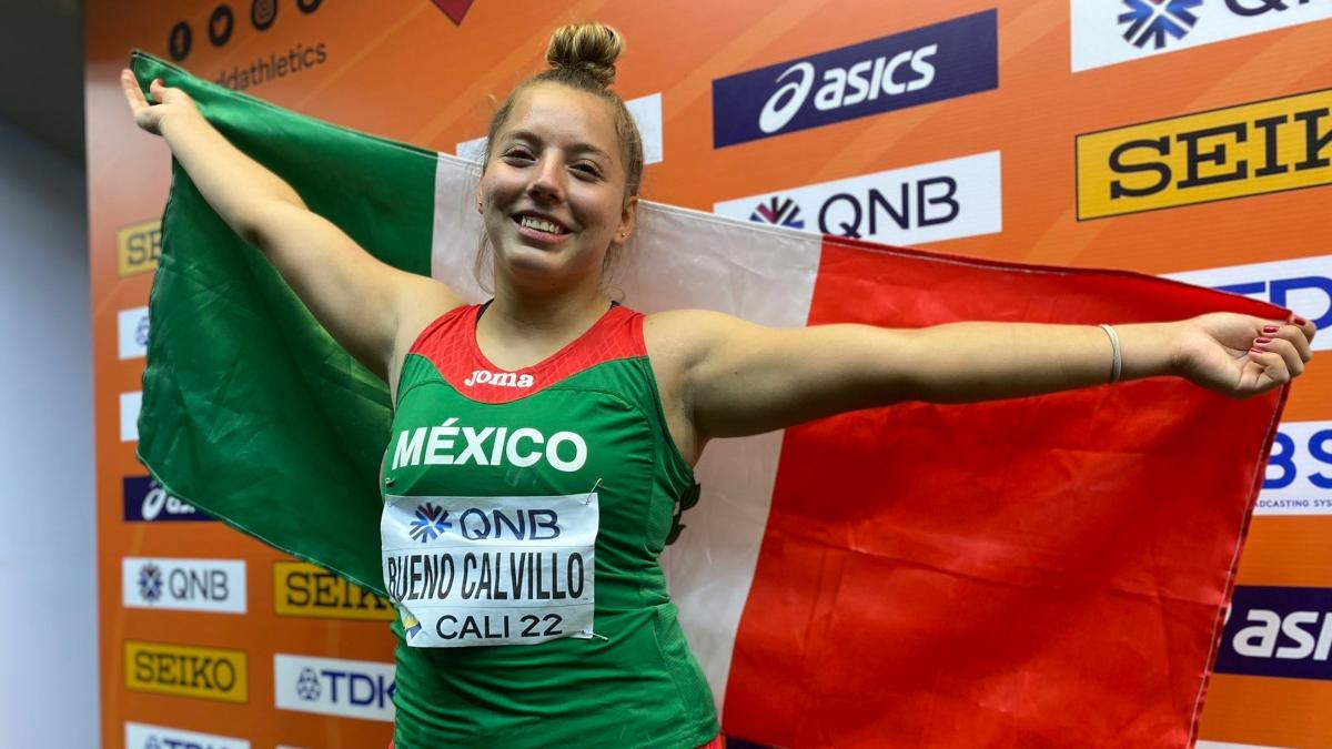  | Paola Bueno se llevó la medalla de plata anoche en el Mundial Sub-20 de Atletismo 
