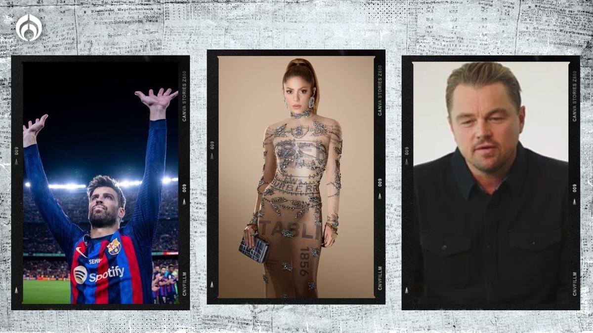 Triángulo amoroso. | ¿Qué tienen en común Shakira, Piqué y Leonardo DiCaprio?
