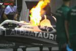 F1: Pierre Gasly vive momentos de terror a bordo de su monoplaza; se prendió en fuego de la nada (VIDEO)