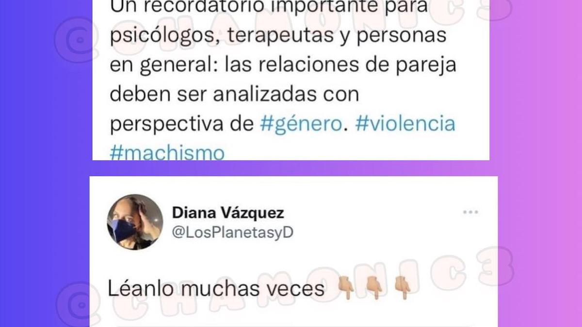 Así las fuertes acusaciones de Diana Vázquez | Fuente: Instagram @chamonic