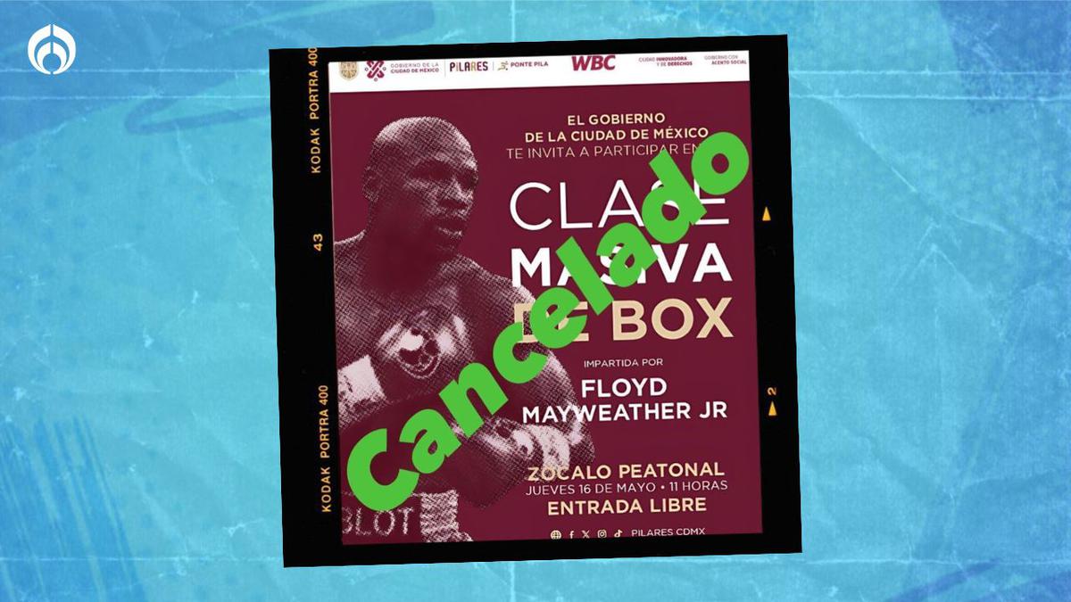 Floyd Mayweather Jr. no dará su mega clase de boxeo. | El 'Money' no se presentó a la conferencia de prensa de esta tarde. | Foto: Especial