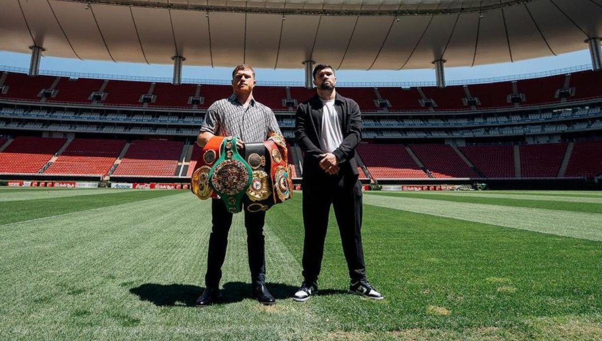 Instagram @canelo | Canelo y Ryder están listos para el combate.