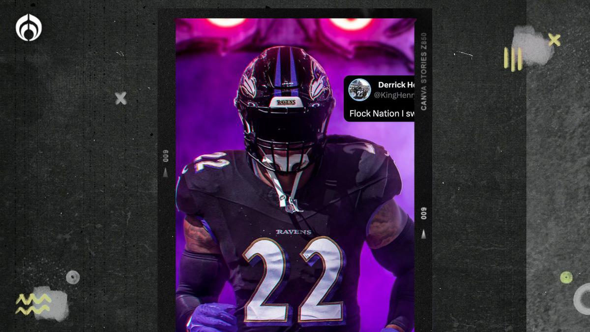 Derrick Henry | El jugador llegó a Baltimore Ravens para esta temporada fuente: X @kinghenry_2