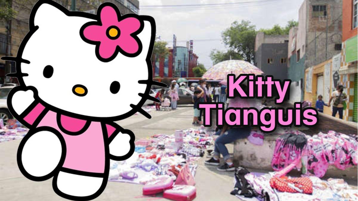  | Conoce el tianguis completamente inspirado en Hello Kitty en la CDMX, cerca de metro Chabacano.
