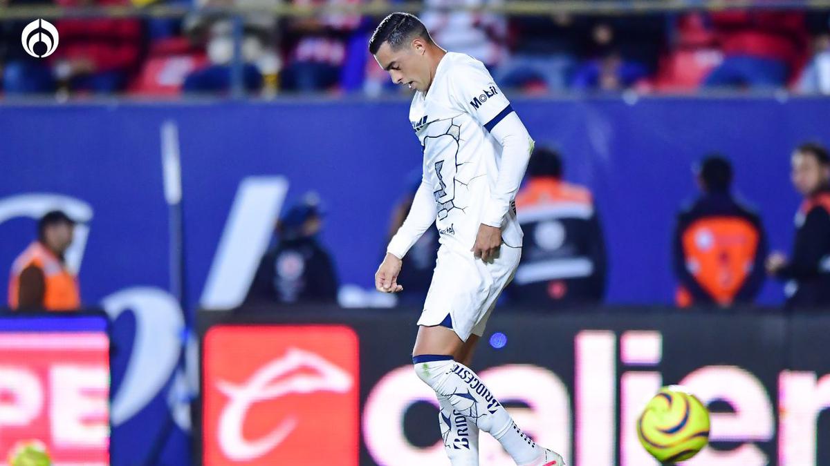 Rogelio Funes Mori salió lesionado este viernes en el Estadio Alfonso Lastras. | Mexsport
