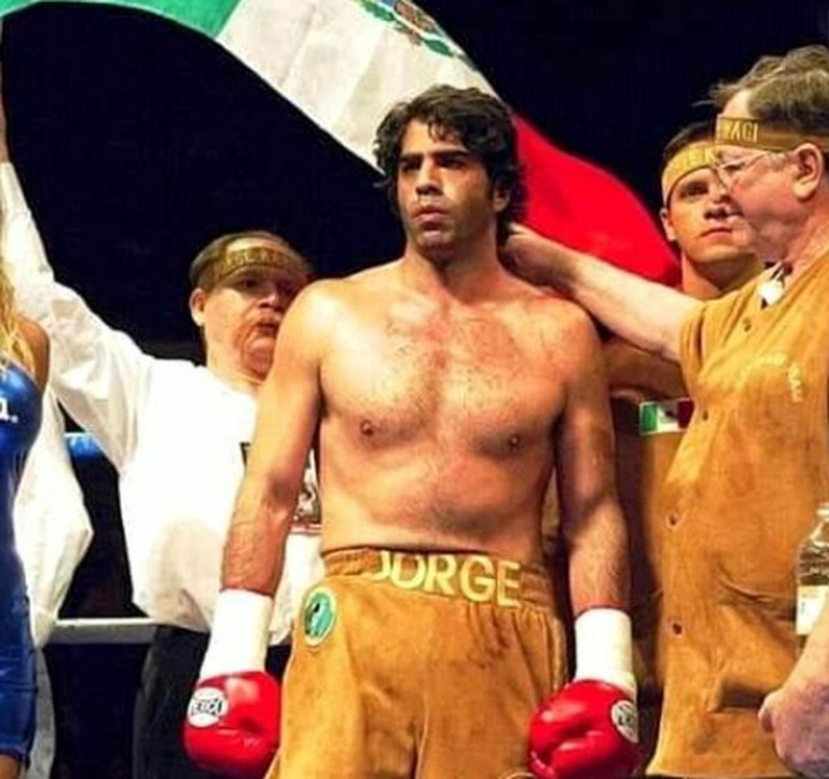  | Jorge Kahwagi también se destacó en una corta carrera como boxeador. Foto: Instagram @fightersmag