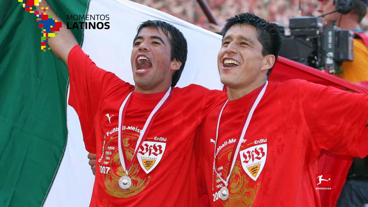 Pavel Pardo y Ricardo Osorio | Los mexicanos compartieron equipo en Alemania. Crédito: bundelisga.com.