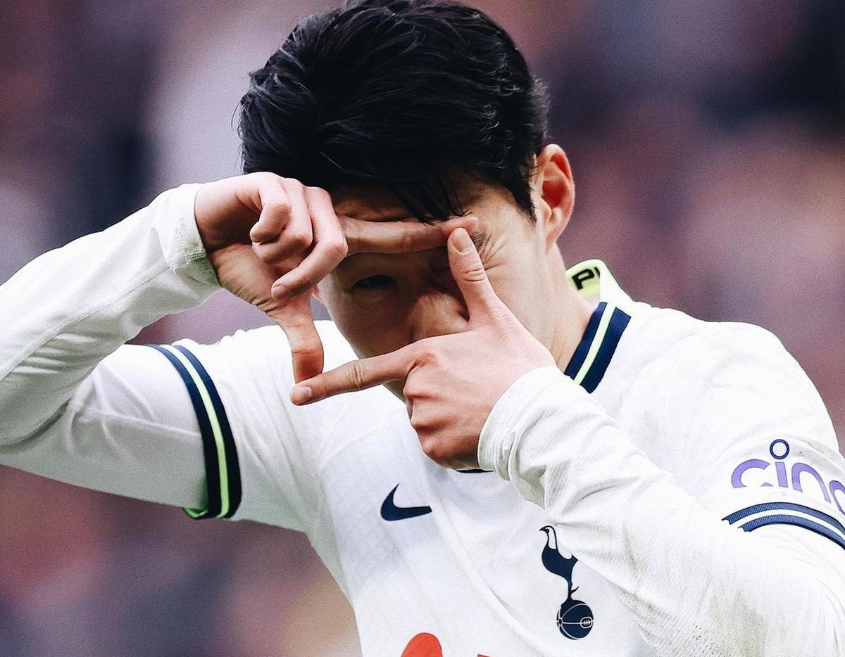 Son | El futbolista coreano del Tottenham protagonizó un momento viral con una fan. Crédito: Instagram @hm_son7.