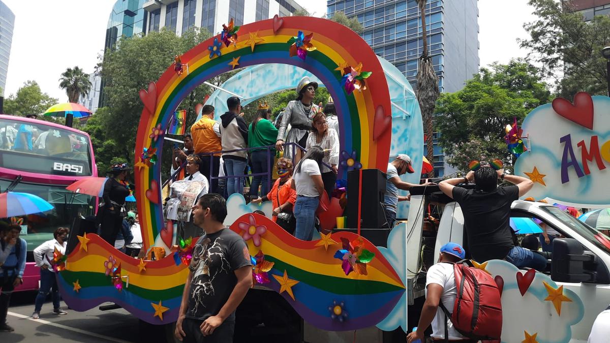 La marcha del Orgullo LGBTI+ de la CDMX inició alrededor de las 12:30 de este sábado.