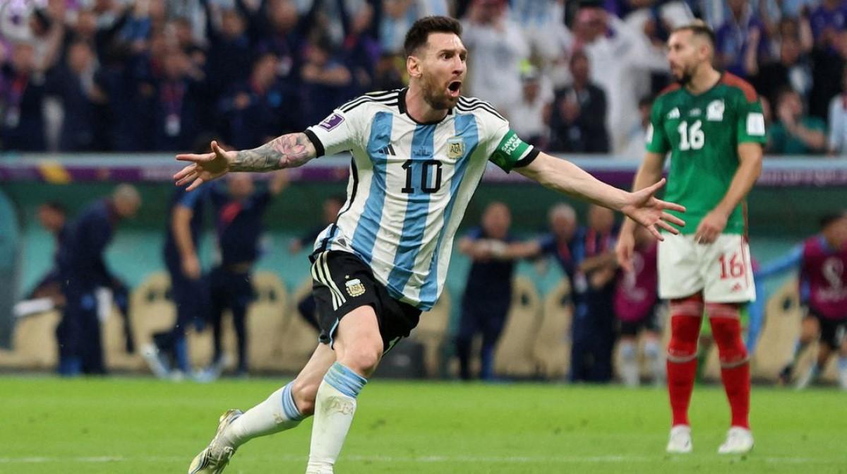 Reuters | Lionel Messi logró el primer gol de Argentina ante México. | Foto: Reuters