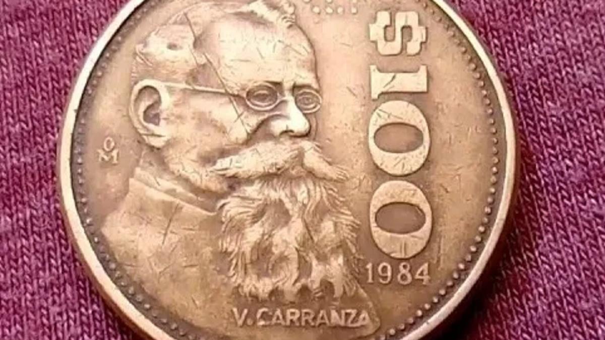  | Esta moneda de cien pesos podría darte hasta 20 mil, si un coleccionista la compra.