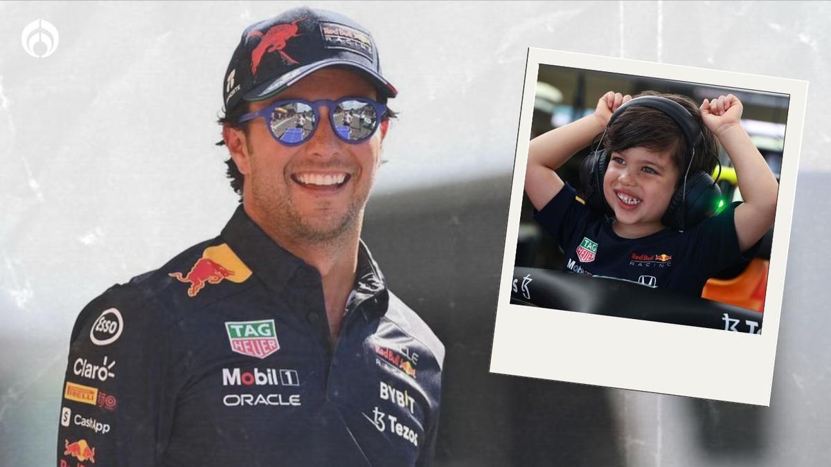  | Checo corrió a lado de su hijo y lo rebasó como en la F1