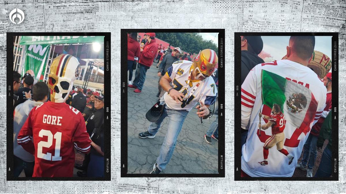  | Los fans de la NFL en México, principalmente de los 49ers, llenaron de color el Estadio Azteca.