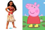 ¿Moana y Peppa Pig son más altas que tú? Descubre las medidas de 5 de tus personajes favoritos