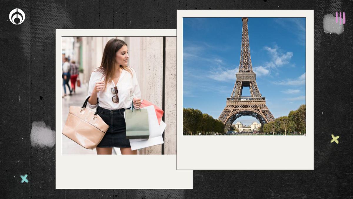 mujer compras paris | En París puedes aprovechar a hacer compras y que te reintegren dinero. Fuente: Freepik.