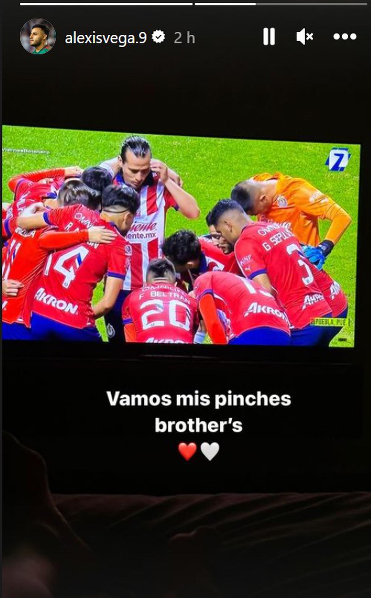 Alexis Vega dejó un mensaje en redes sociales para Chivas. | Especial