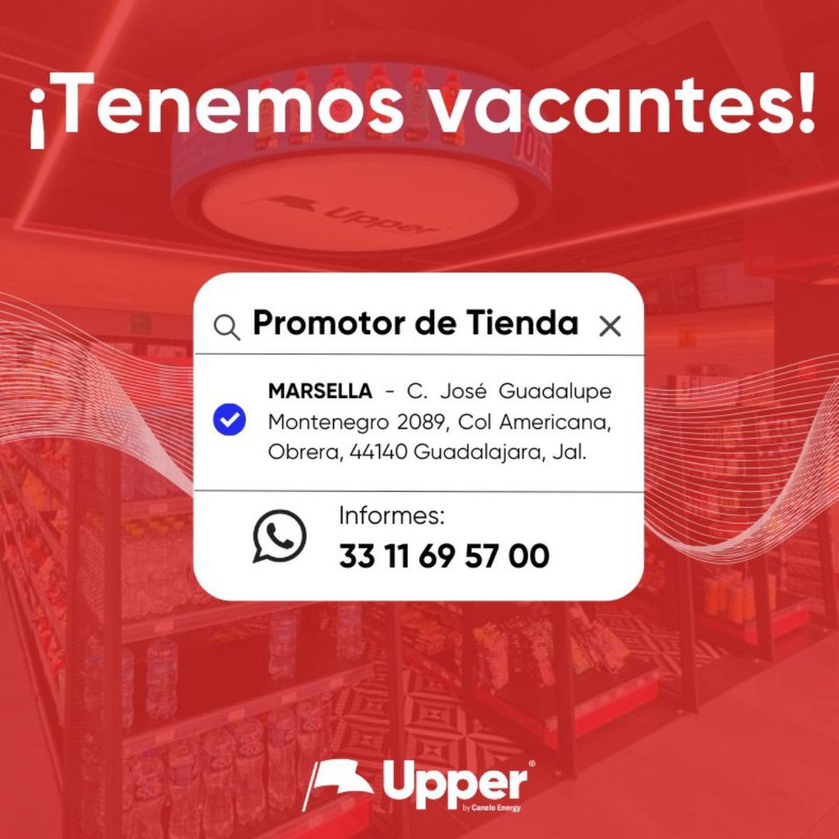 Upper | Las tiendas de ropa de Canelo Álvarez están en la búsqueda de personal. Crédito: facebook upper.
