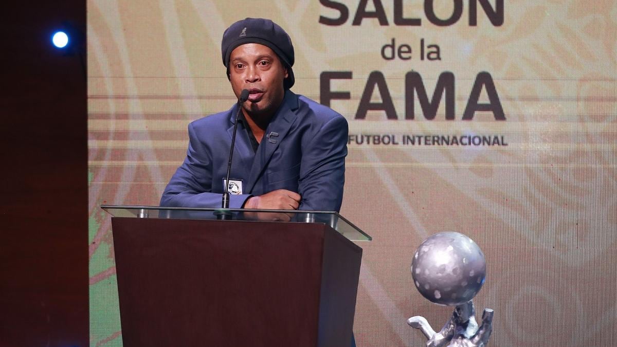  | Ronaldinho es parte de la generación 2022 del Salón de la Fama del futbol.