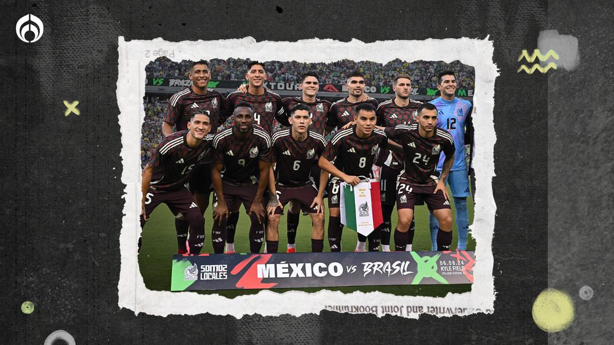 Formación Tri | México cayó en sus dos partidos previos a la Copa América. Fuente: X @miseleccionmx.