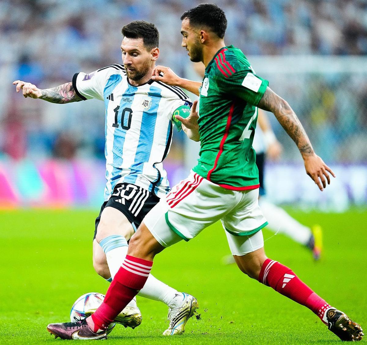  | México se enfrentó a Argentina en Qatar. Fuente: Instagram: @miseleccionmx