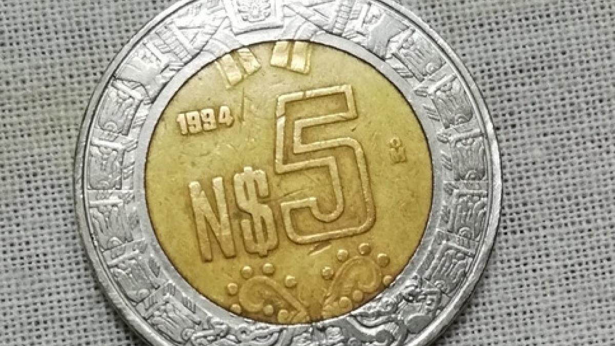 Las monedas de 5 pesos con la letra 'N' podrían valer miles de pesos. | Foto: Especial