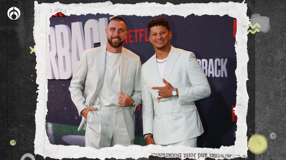 No es la primera vez que Kelce y Mahomes son socios. | Patrick Mahomes y Travis Kelce en un evento de Netflix. (Ig: @killatrav)