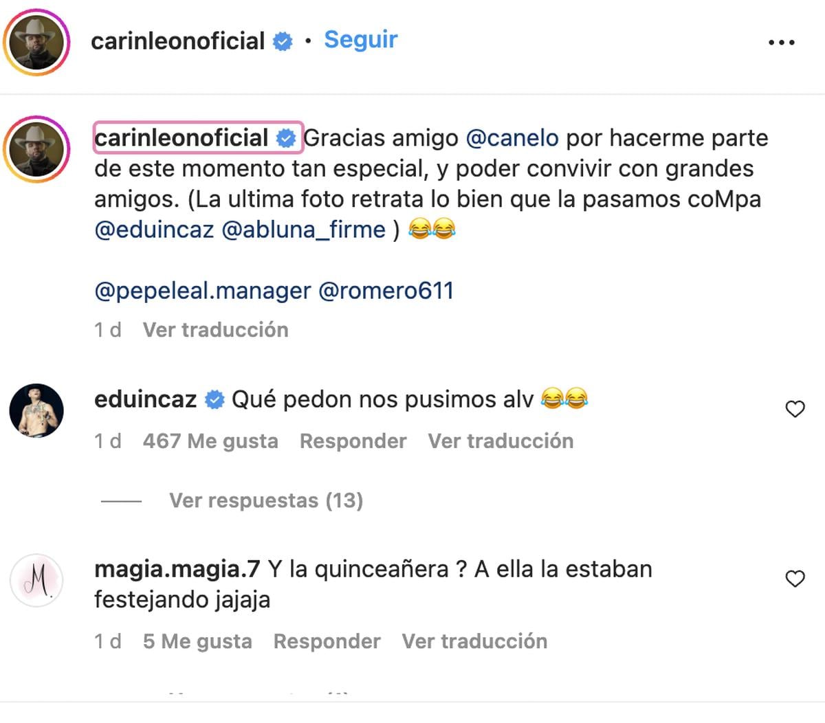  | Eduin Caz confirmó borrachera con el Canelo.
